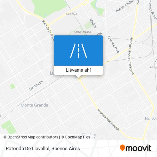 Mapa de Rotonda De Llavallol