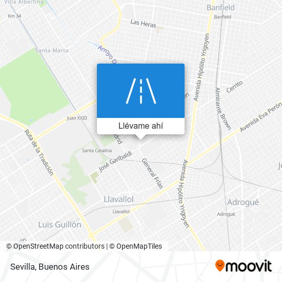 Mapa de Sevilla