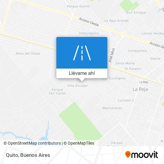 Mapa de Quito