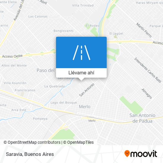 Mapa de Saravia