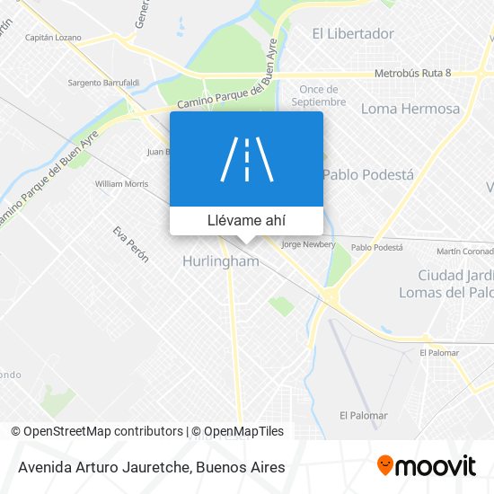 Mapa de Avenida Arturo Jauretche