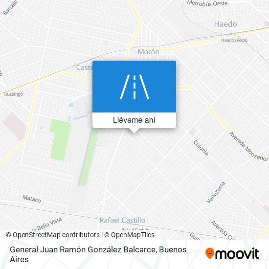 Mapa de General Juan Ramón González Balcarce