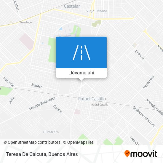 Mapa de Teresa De Calcuta