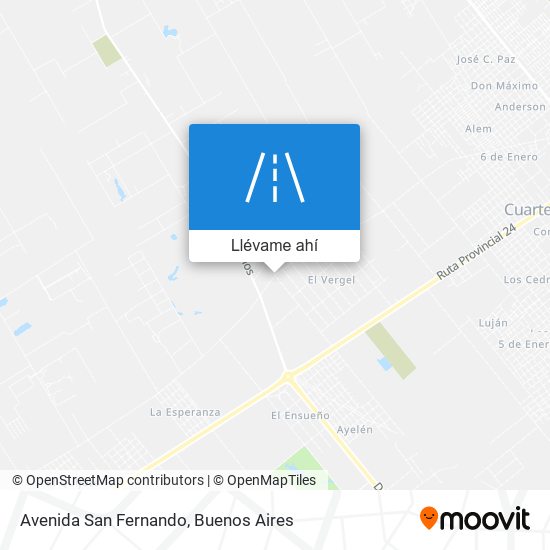 Mapa de Avenida San Fernando