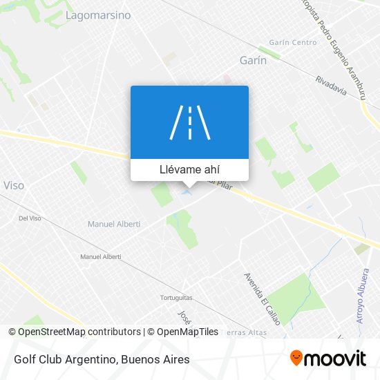 Mapa de Golf Club Argentino