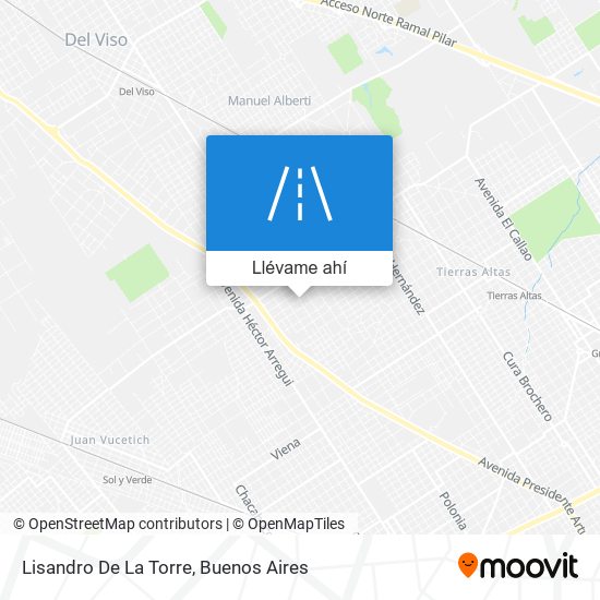 Mapa de Lisandro De La Torre