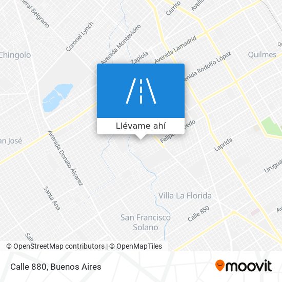 Mapa de Calle 880