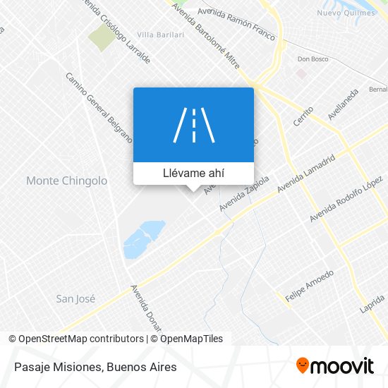 Mapa de Pasaje Misiones