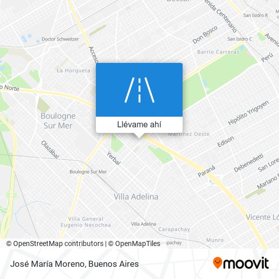 Mapa de José María Moreno