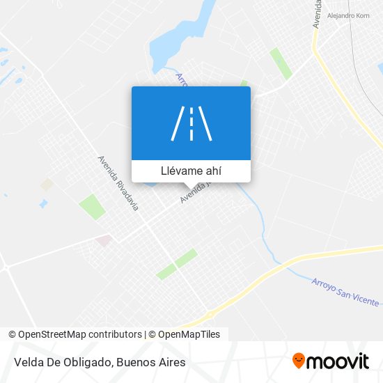 Mapa de Velda De Obligado