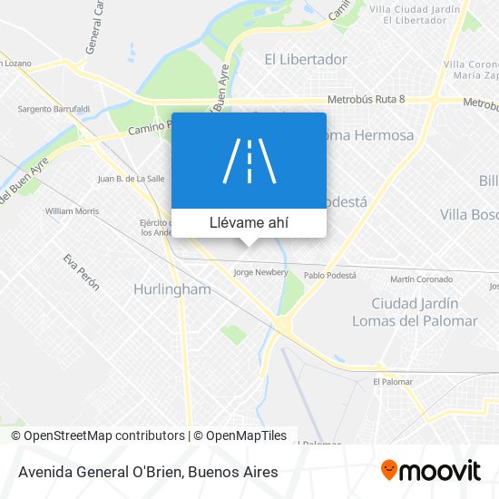 Mapa de Avenida General O'Brien