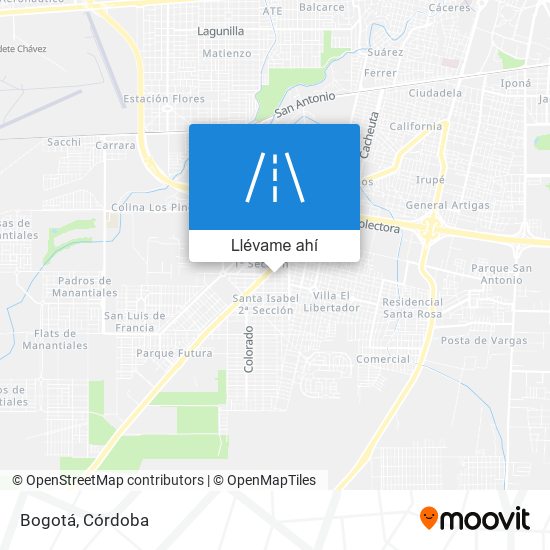 Mapa de Bogotá