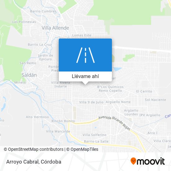 Mapa de Arroyo Cabral