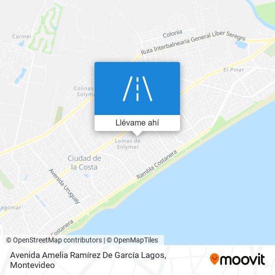 Mapa de Avenida Amelia Ramírez De García Lagos