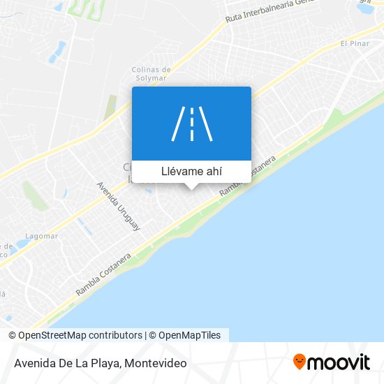 Mapa de Avenida De La Playa