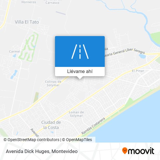 Mapa de Avenida Dick Huges