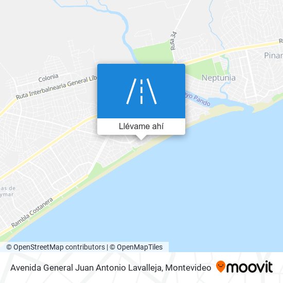 Mapa de Avenida General Juan Antonio Lavalleja