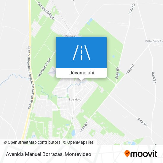 Mapa de Avenida Manuel Borrazas