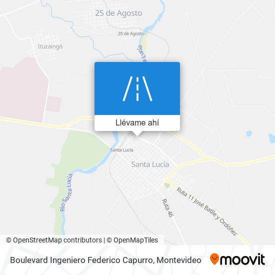 Mapa de Boulevard Ingeniero Federico Capurro