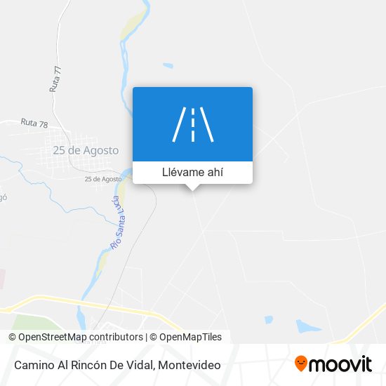 Mapa de Camino Al Rincón De Vidal