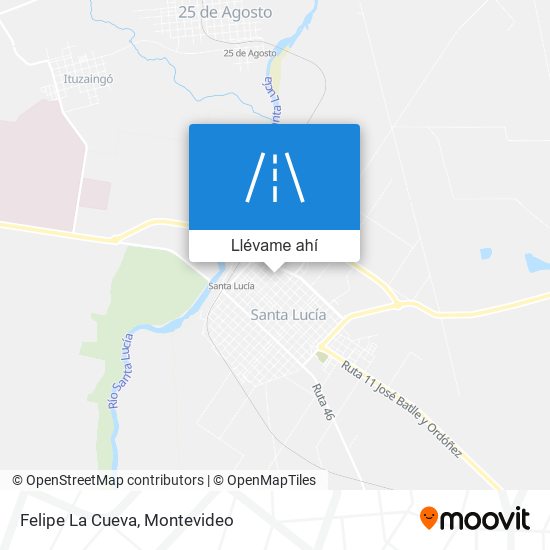 Mapa de Felipe La Cueva