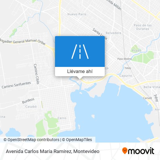 Mapa de Avenida Carlos María Ramírez