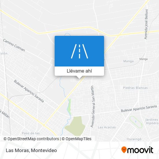 Mapa de Las Moras