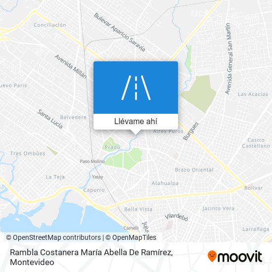 Mapa de Rambla Costanera María Abella De Ramírez