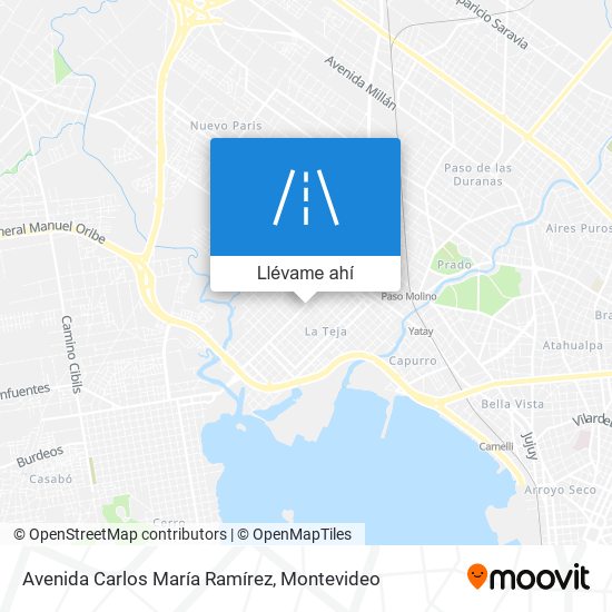 Mapa de Avenida Carlos María Ramírez