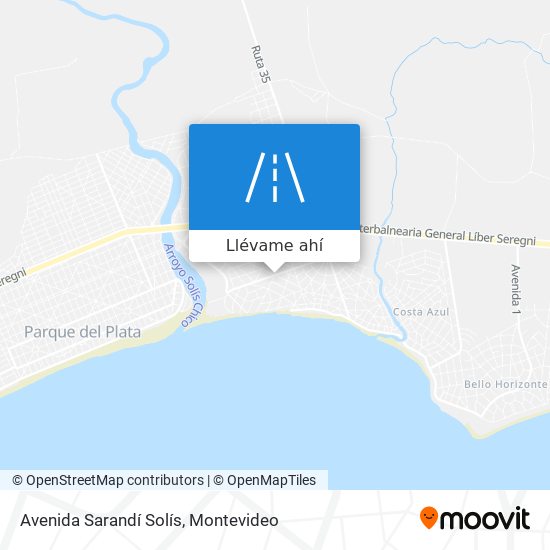 Mapa de Avenida Sarandí Solís