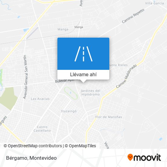 Mapa de Bérgamo