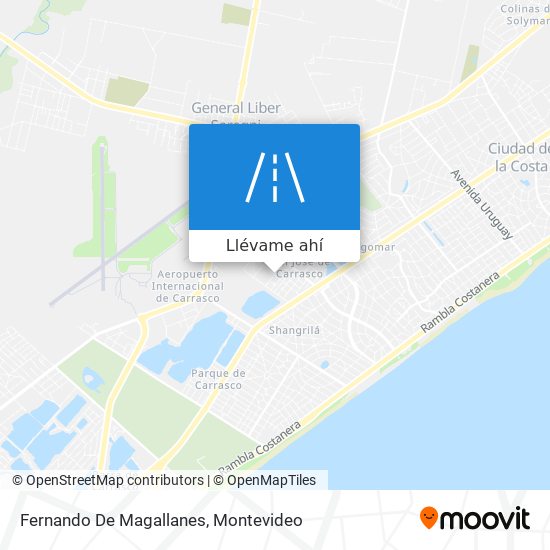 Mapa de Fernando De Magallanes