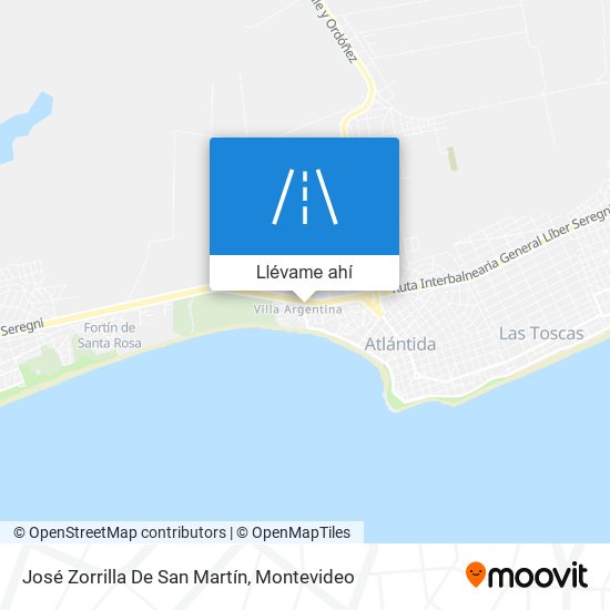 Mapa de José Zorrilla De San Martín