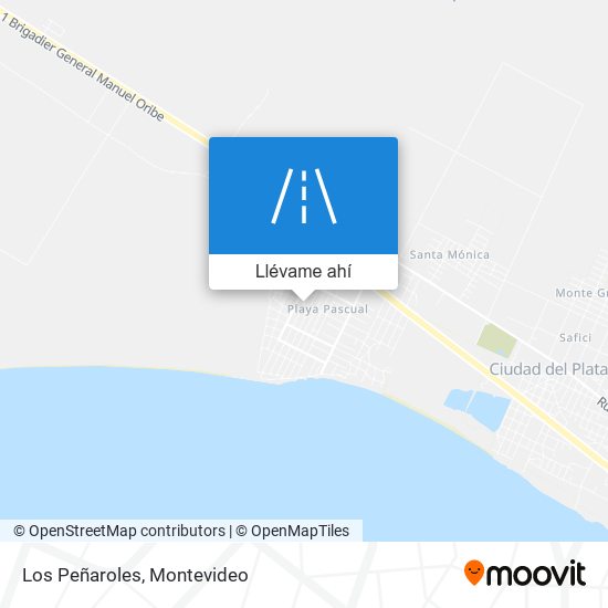 Mapa de Los Peñaroles