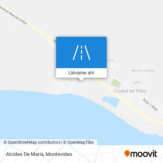 Mapa de Alcides De María