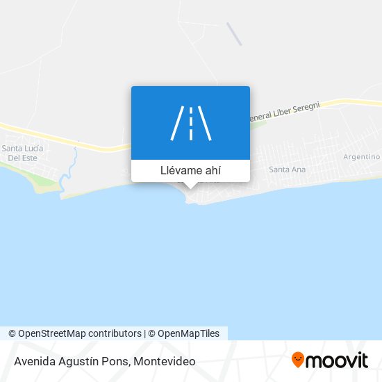 Mapa de Avenida Agustín Pons