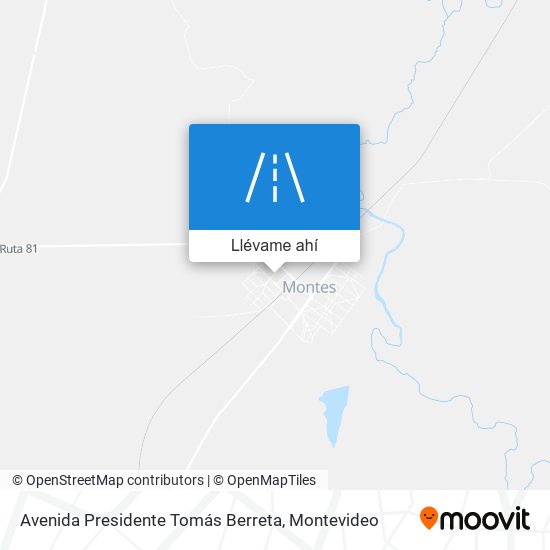 Mapa de Avenida Presidente Tomás Berreta