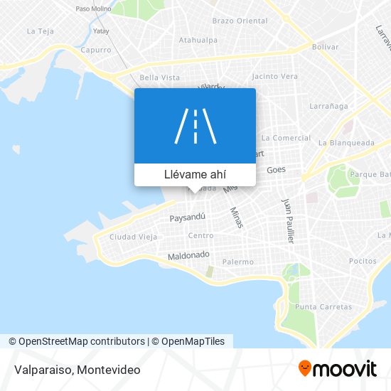 Mapa de Valparaiso
