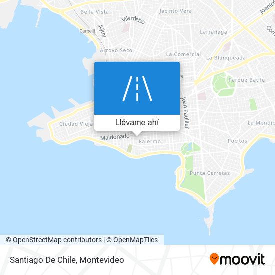 Mapa de Santiago De Chile