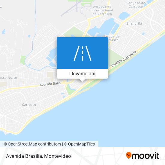 Mapa de Avenida Brasilia