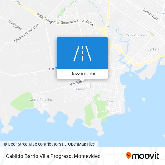 Mapa de Cabildo Barrio Villa Progreso