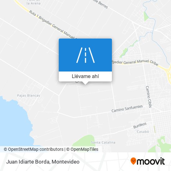 Mapa de Juan Idiarte Borda