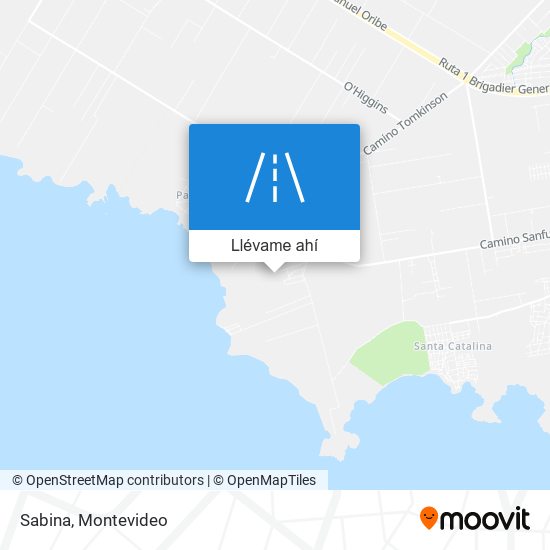 Mapa de Sabina