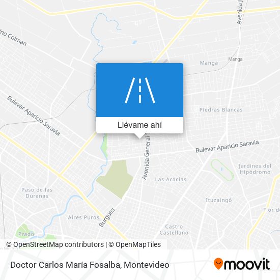 Mapa de Doctor Carlos María Fosalba