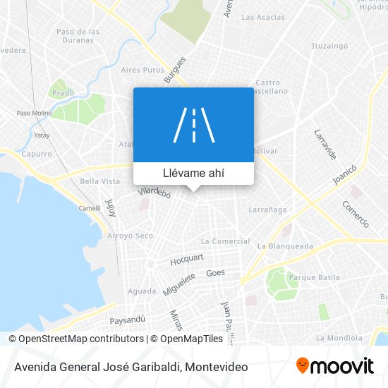 Mapa de Avenida General José Garibaldi