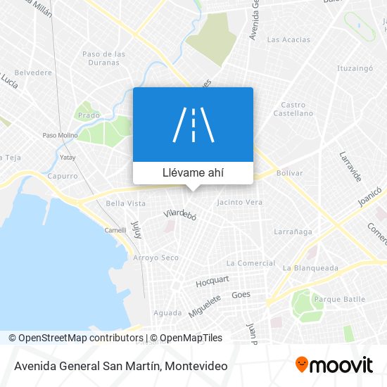 Mapa de Avenida General San Martín