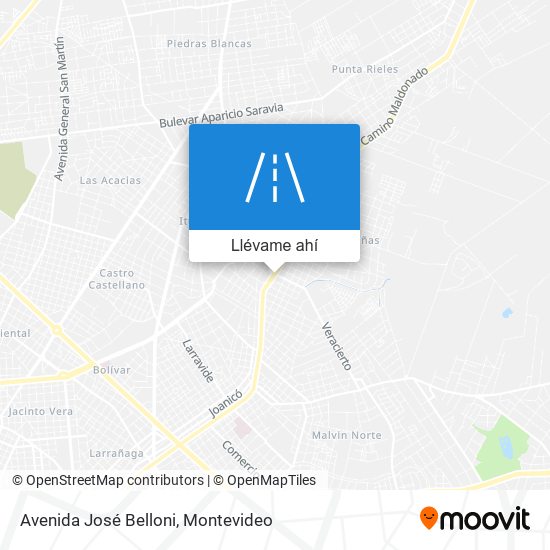 Mapa de Avenida José Belloni