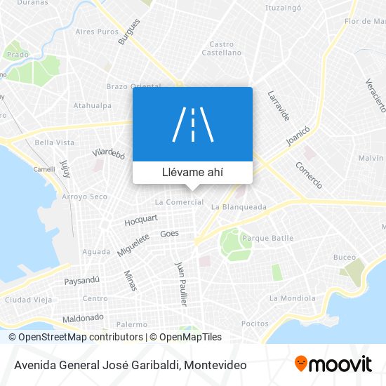 Mapa de Avenida General José Garibaldi