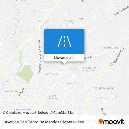 Mapa de Avenida Don Pedro De Mendoza