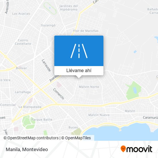 Mapa de Manila